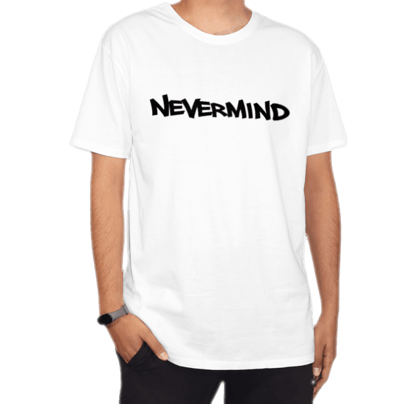 تیشرت nevermindنمای روبرو ۱ - رنگ سفید0